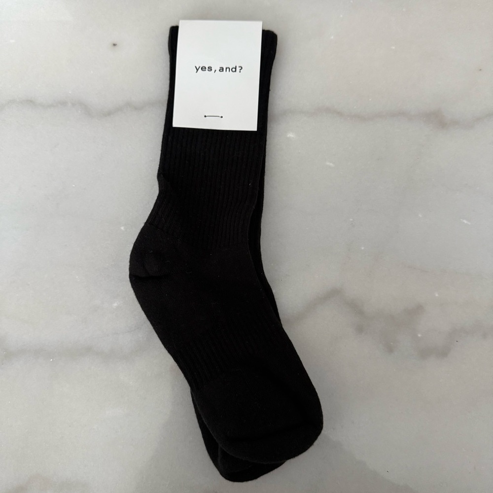 NEW Ariana Grande yes, and? Black Socks
